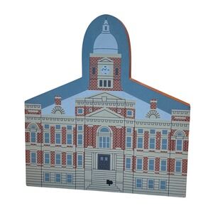 Vintage Cats Meow Village Madison County‎ Courthouse Anderson Indiana 1994